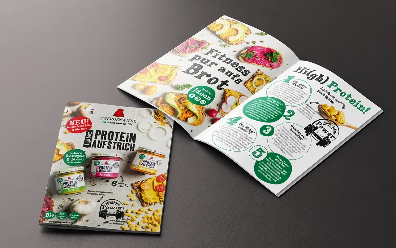 LupiLove Protein Produktbroschüre für Zwergenwiese
